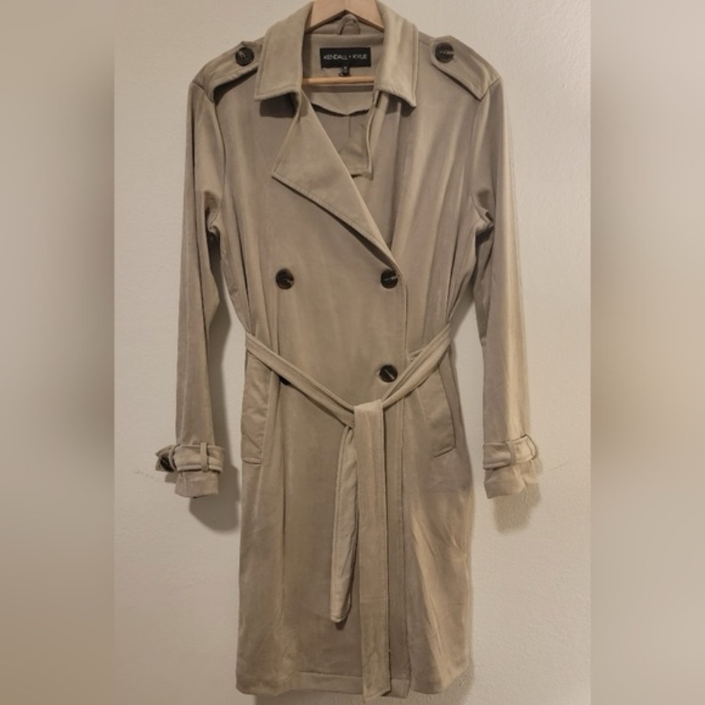 Kendall & Kylie Beige Trench Coat